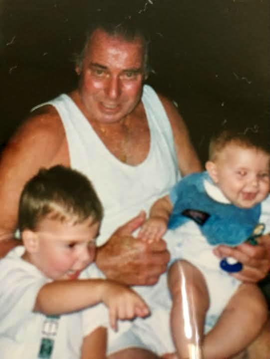 Robert Benvin: With Grandchildren